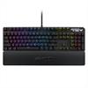 Gamer billentyzet USB Asus TUF Gaming K3 RGB fekete HU                                                                                                                                                 
