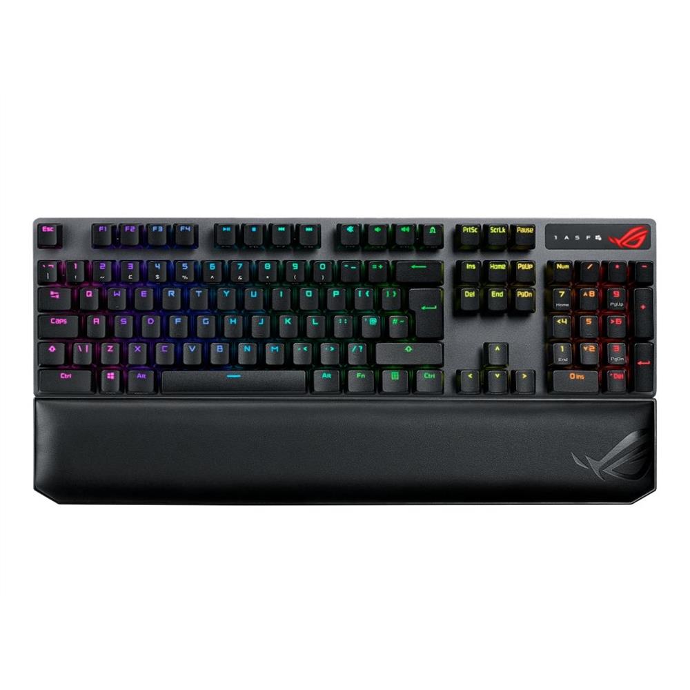 Vezetéknélküli gamer billentyűzet Asus ROG Strix Scope NX Wireless Deluxe XA09 fotó, illusztráció : 90MP02I6-BKHA00