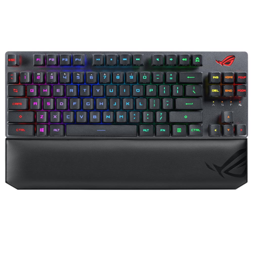 Vezetéknélküli gamer billentyűzet Asus ROG Strix Scope RX TKL Wireless Deluxe X fotó, illusztráció : 90MP02J0-BKHA00