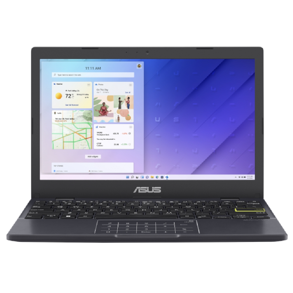 Asus VivoBook laptop 11,6  HD N4020 4GB 128GB UHD W11 kék Asus VivoBook E210 fotó, illusztráció : 90NB0R41-M009X0