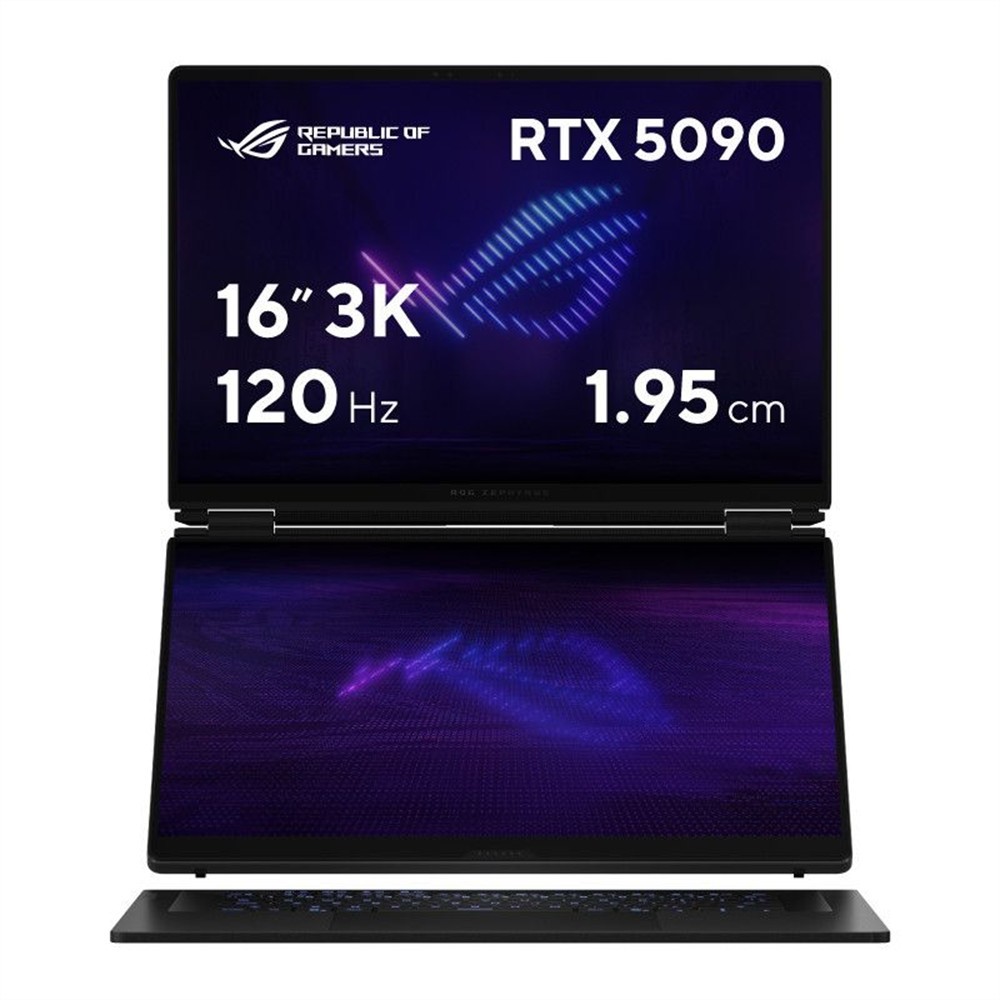 Asus ROG Zephyrus Duo laptop 16  2880x1800 Cu9-386H 64GB 2TB Win11 fotó, illusztráció : 90NR0NT2-M005D0