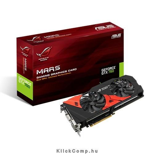 ASUS MARS760-4GD5 nVidia 4GB GDDR5 256bit PCIe videokártya fotó, illusztráció : 90YV0541-M0NA00