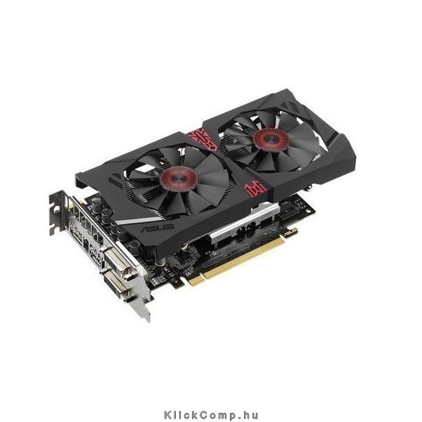 VGA AMD R7370 4GB GDDR5 256bit PCI-E GAMING videokártya ASUS STRIX-R7370-DC2-4G fotó, illusztráció : 90YV0851-M0NA00