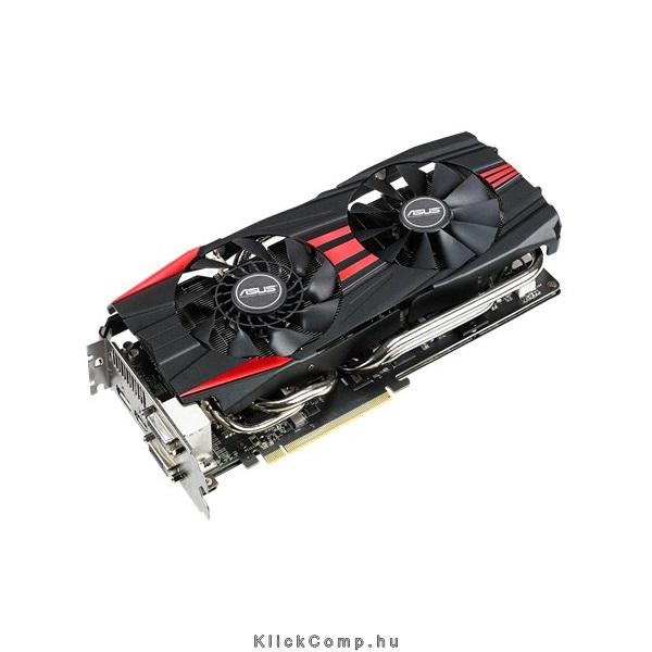 VGA AMD R9390X 8GB GDDR5 512bit PCIe videokártya ASUS R9390X-DC2-8GD5 fotó, illusztráció : 90YV08I0-M0NA00