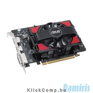 VGA R7 PCI-E R7-250-2GD5 AMD 2GB GDDR5 128bit ASUS videokártya fotó, illusztráció : 90YV0921-M0NA00