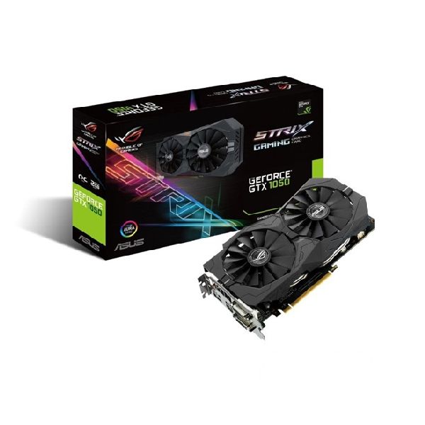 VGA GTX1050 PCIe nVidia GAMING 2GB GDDR5 128bit ASUS STRIX videokártya fotó, illusztráció : 90YV0AD0-M0NA00