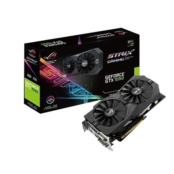 VGA GTX1050 PCIe GAMING 2GB GDDR5 128bit ASUS STRIX nVidia  videokártya fotó, illusztráció : 90YV0AD1-M0NA00