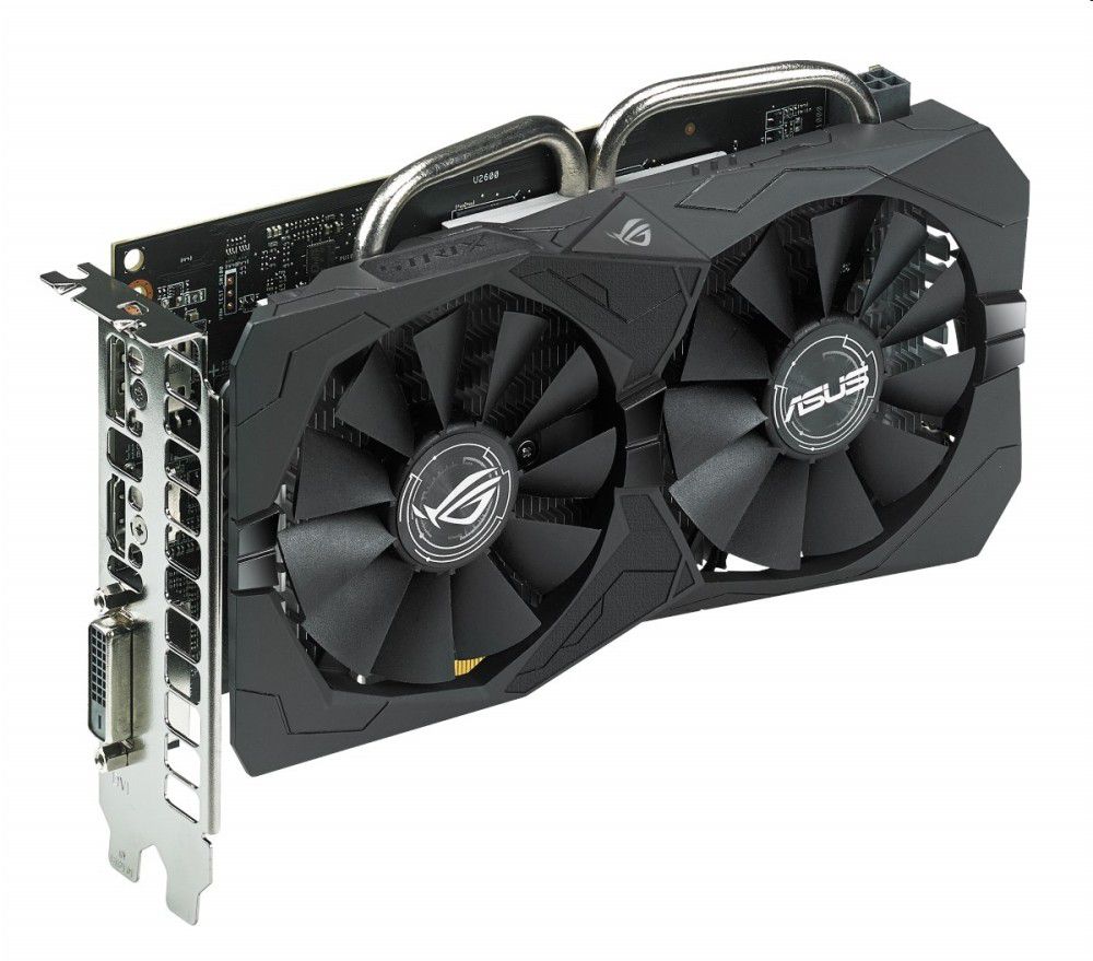 VGA RX560 O4G 4GB GDDR5 128bit PCI-E AMD videokártya ASUS ROG STRIX RX560 O4G G fotó, illusztráció : 90YV0AH0-M0NA00