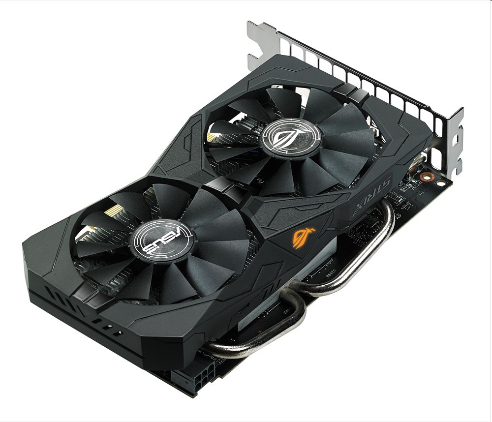 VGA RX560 4GB GDDR5 256bit PCI-E videokártya AMD ASUS ROG STRIX RX560 4G GAMING fotó, illusztráció : 90YV0AH1-M0NA00