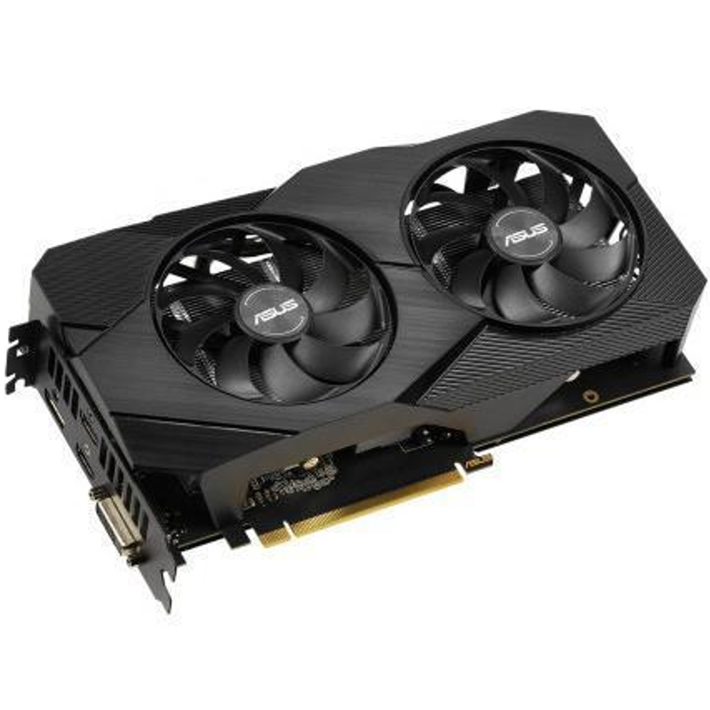 VGA RTX2060 6GB GDDR6 192bit PCIe Asus nVIDIA GeForce RTX2060 DUAL videokártya fotó, illusztráció : 90YV0CH2-M0NA00