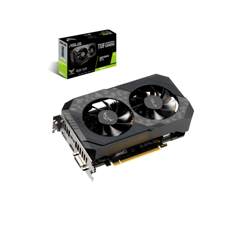 VGA GTX1660 192bit PCIe ASUS TUF GTX1660TI O6G GAMING nVidia 6GB GDDR6 videokár fotó, illusztráció : 90YV0CT5-M0NA00