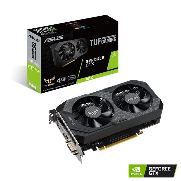 VGA GTX1650 128bit PCIe ASUS TUF-GTX1650-O4G-GAMING nVidia 4GB GDDR5 videokárty fotó, illusztráció : 90YV0CV6-M0NA00