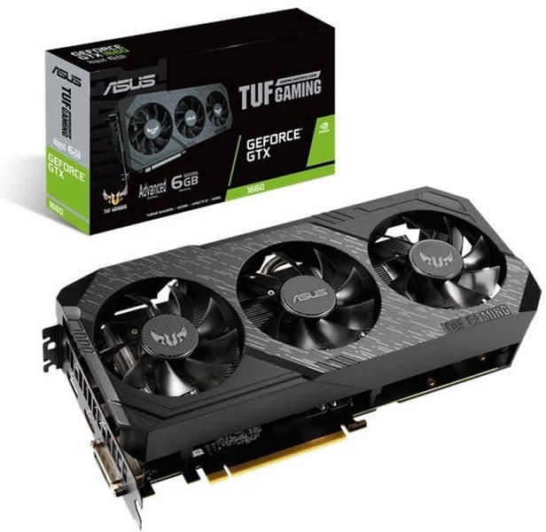 VGA GTX1660 192bit PCIe ASUS TUF3-GTX1660-A6G-GAMING nVidia 6GB GDDR5 videokárt fotó, illusztráció : 90YV0D16-M0NA00