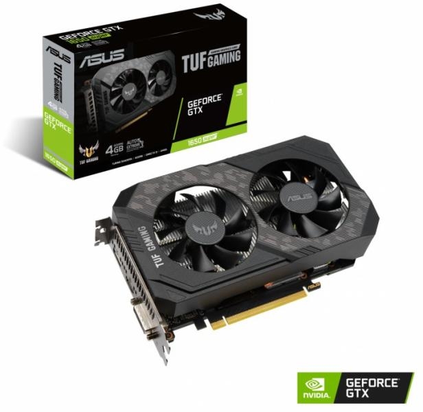 VGA GTX1650 128bit PCIe ASUS TUF-GTX1650S-4G-GAMING nVidia 4GB GDDR6 videokárty fotó, illusztráció : 90YV0E43-M0NA00