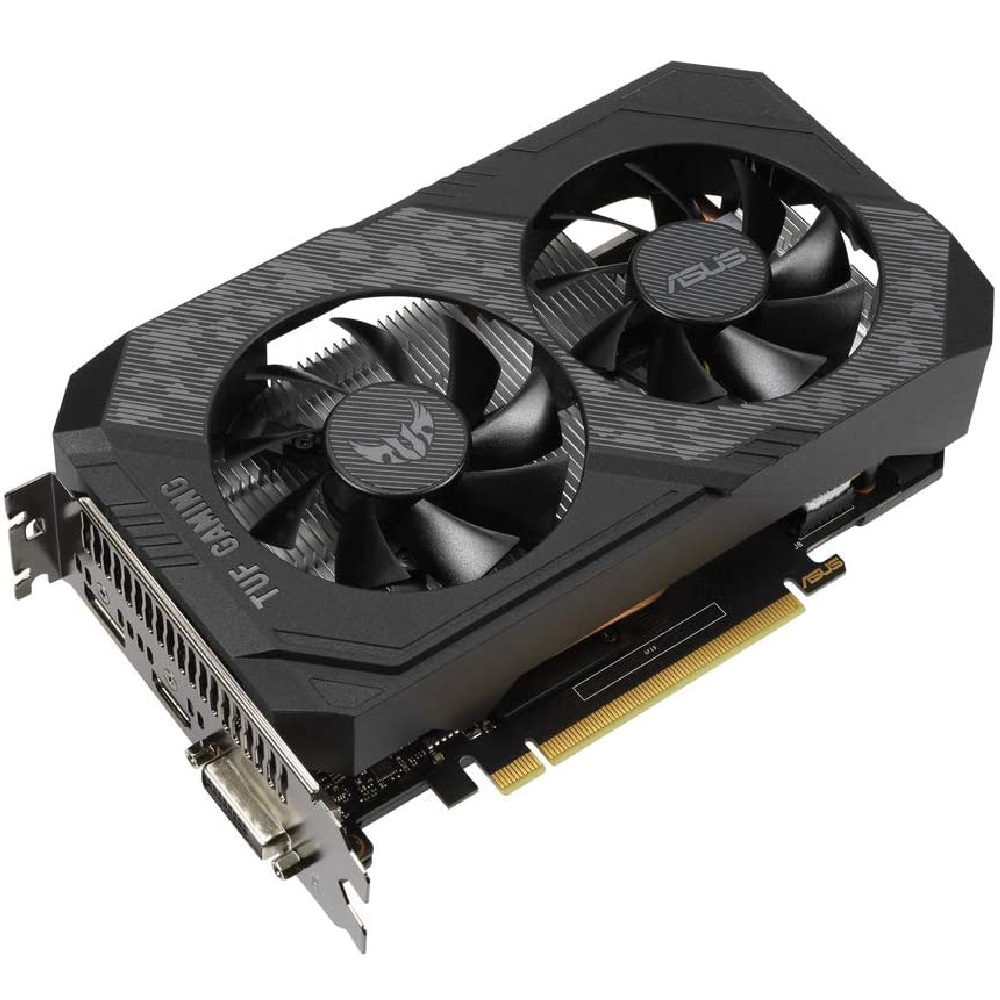 VGA GTX1650 4GB GDDR6 128bit PCIe Asus TUF nVIDIA GeForce GTX1650 videokártya fotó, illusztráció : 90YV0EH1-M0NA00
