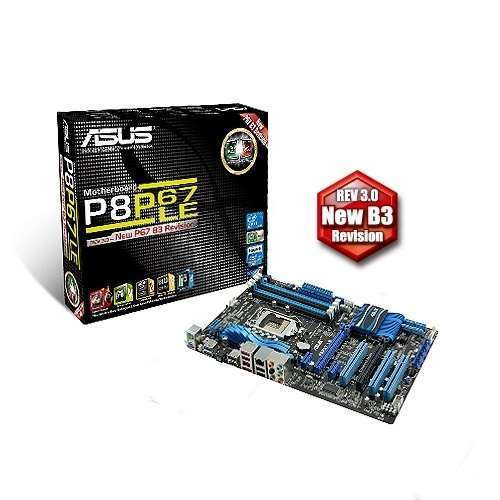 ASUS P8P67 LE Intel P67 LGA1155 ATX alaplap 3 év fotó, illusztráció : 90-MIBDZA-G0EAY00Z