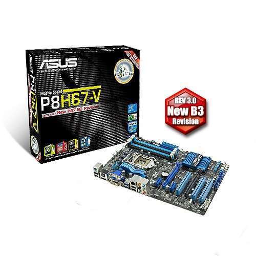 ASUS P8H67-V Intel H67 LGA1155 mATX alaplap 36 hónap fotó, illusztráció : 90-MIBE1A-G0EAY0GZ