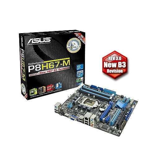 ASUS P8H67-M Intel H67 LGA1155 mATX alaplap 36 hónap fotó, illusztráció : 90-MIBEBA-G0EAY0DZ