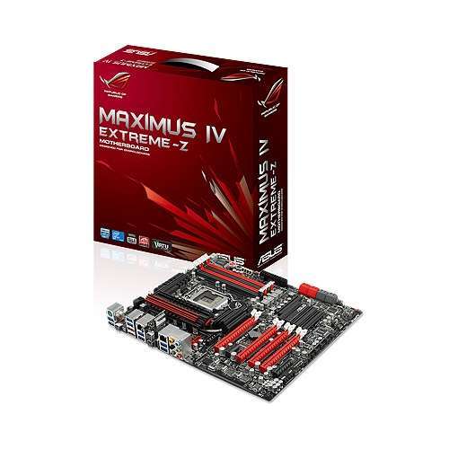 ASUS MAXIMUS IV EXTREME-Z Intel Z68 LGA1155 ATX alaplap fotó, illusztráció : 90-MIBGG0-G0EAY00Z