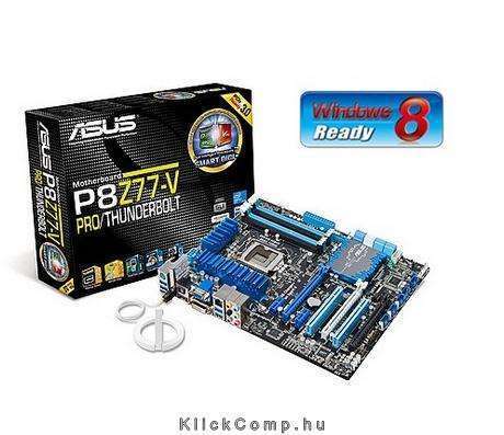 ASUS P8Z77-V PRO/THUNDERBOLT Intel Z77 LGA1155 ATX alaplap 36 hónap fotó, illusztráció : 90-MIBHS5-G0EAY0DZ