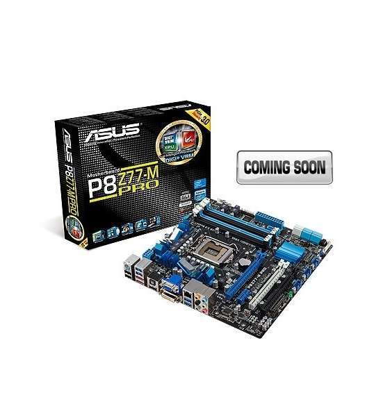 ASUS P8Z77-M PRO Intel Z77 LGA1155 alaplap fotó, illusztráció : 90-MIBHY0-G0EAY0GZ