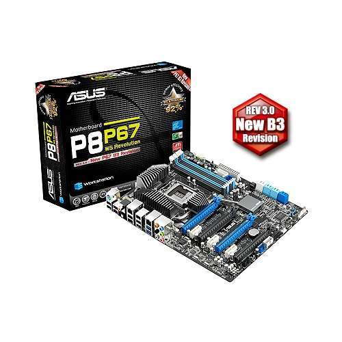 ASUS P8P67 WS REVOLUTION Intel P67 LGA1155 ATX alaplap 3 év fotó, illusztráció : 90-MSVDAA-G0EAY0YZ