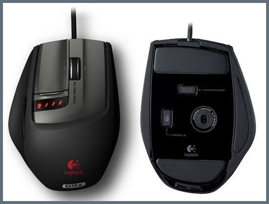 G9x USB Gamer Laser ezüst egér fotó, illusztráció : 910-001153