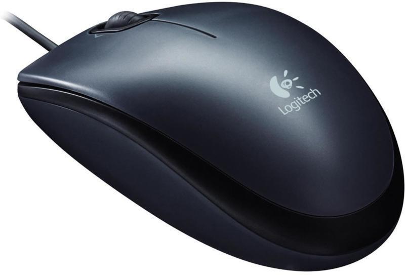 Egér Vezetékes Optikai USB 1000DPI Logitech M90 Szürke fotó, illusztráció : 910-001793