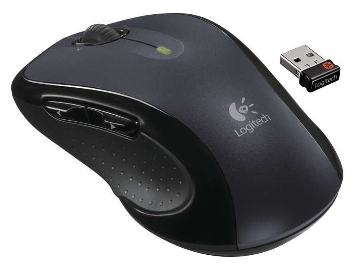 Vezetéknélküli egér Logitech M510 fekete fotó, illusztráció : 910-001826