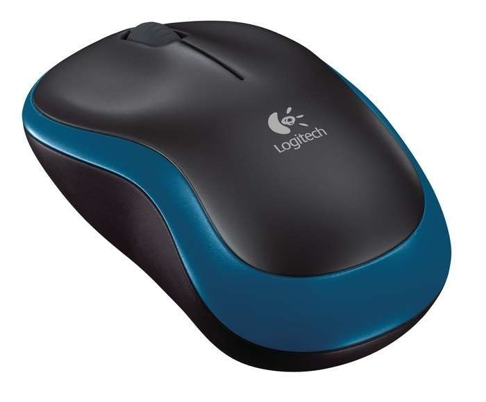 Vezetéknélküli egér Logitech M185 kék fotó, illusztráció : 910-002239