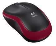 Vezetéknélküli egér Logitech M185 piros 910-002240 fotó