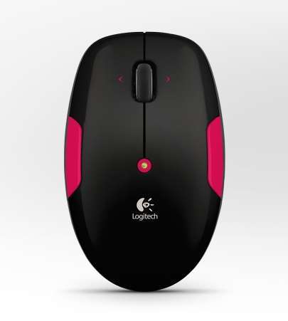 Egér Mouse M345 vezetéknélküli rádiós fekete-vörös notebook egér LOGITECH fotó, illusztráció : 910-002591