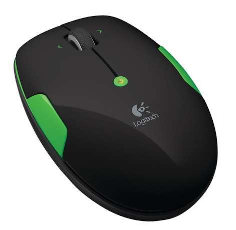 Vezetéknélküli rádiós fekete-zöld notebook egér LOGITECH M345 fotó, illusztráció : 910-002593