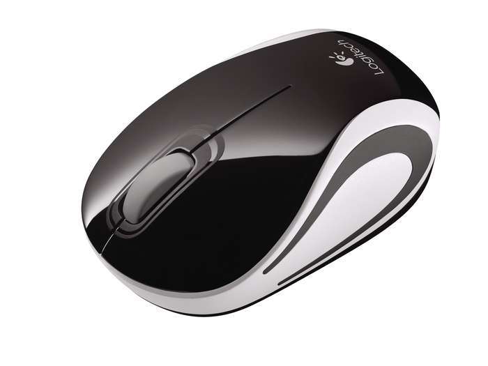 Vezetéknélküli egér Logitech M187 fekete fotó, illusztráció : 910-002736