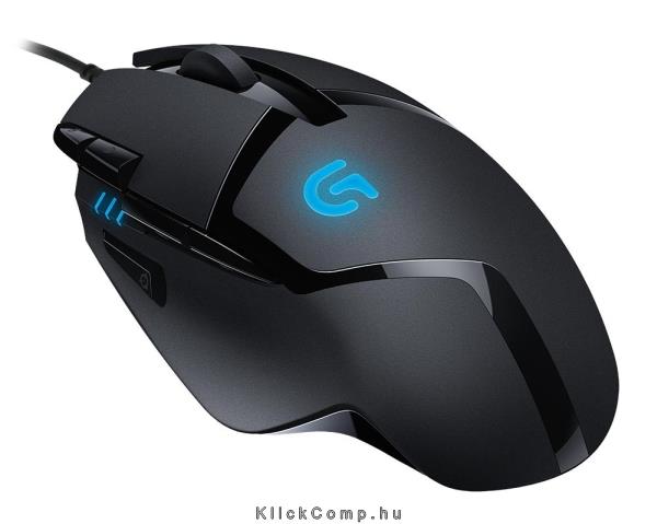 Gamer egér USB Logitech G402 Hyperion Fury fekete fotó, illusztráció : 910-004067