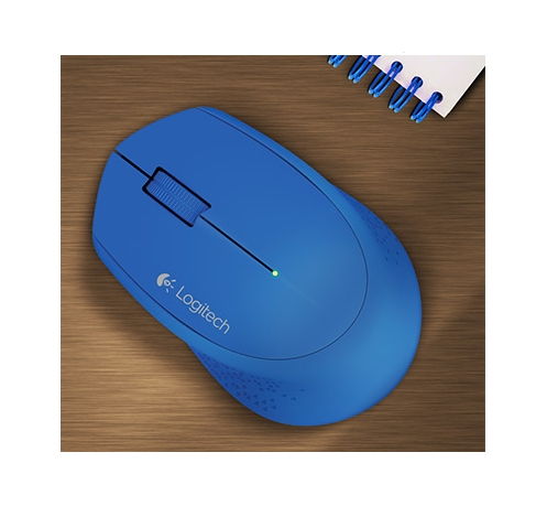 Vezetéknélküli egér Logitech M280 kék fotó, illusztráció : 910-004294