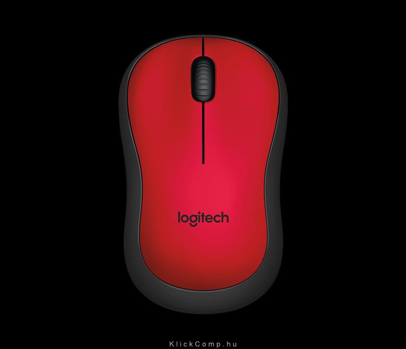 Vezetéknélküli egér Logitech M220 Silent piros fotó, illusztráció : 910-004880