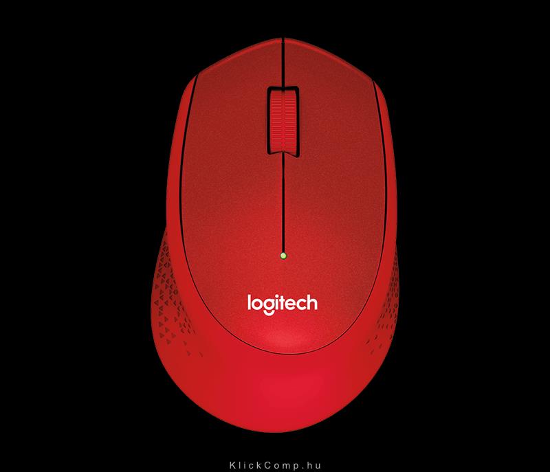 Vezetéknélküli egér Logitech M330 Silent piros fotó, illusztráció : 910-004911