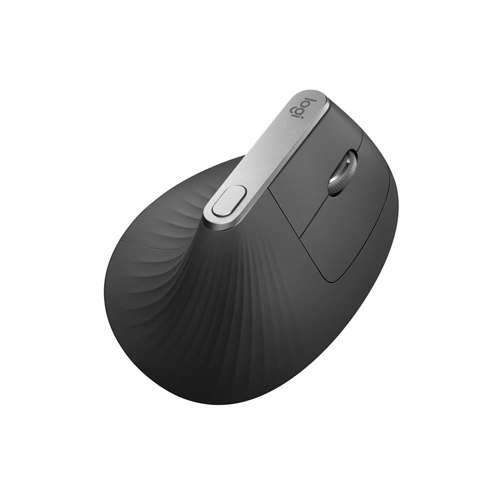 Vezetéknélküli egér Logitech MX Vertical fekete fotó, illusztráció : 910-005448