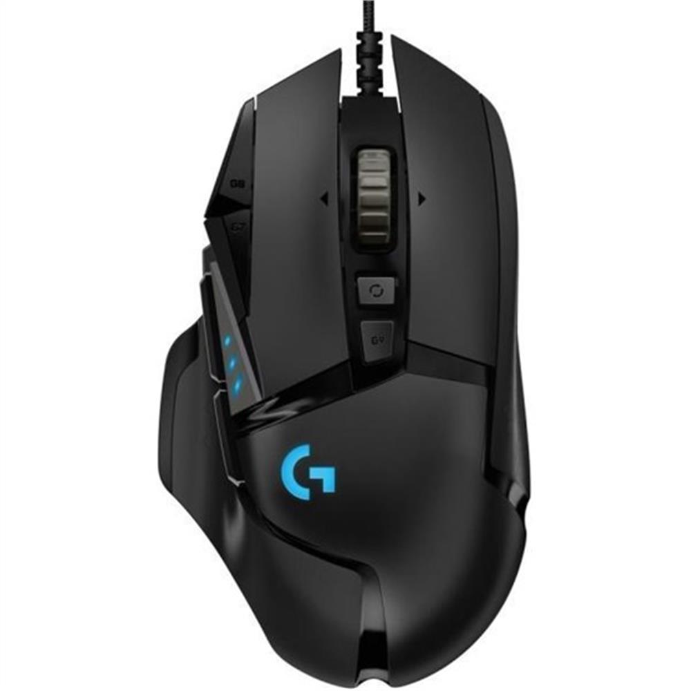 Gamer egér USB Logitech G502 HERO fekete fotó, illusztráció : 910-005470