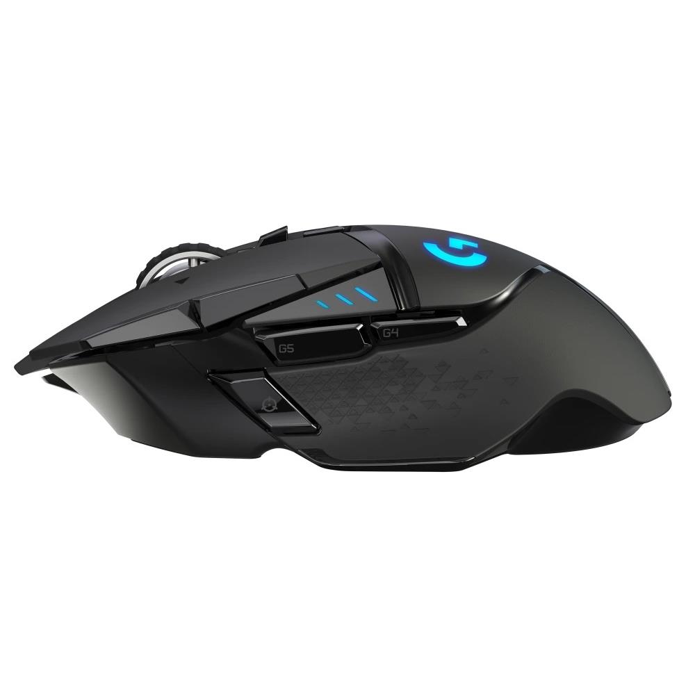 Vezetéknélküli gamer egér Logitech G502 Lightspeed fekete fotó, illusztráció : 910-005567