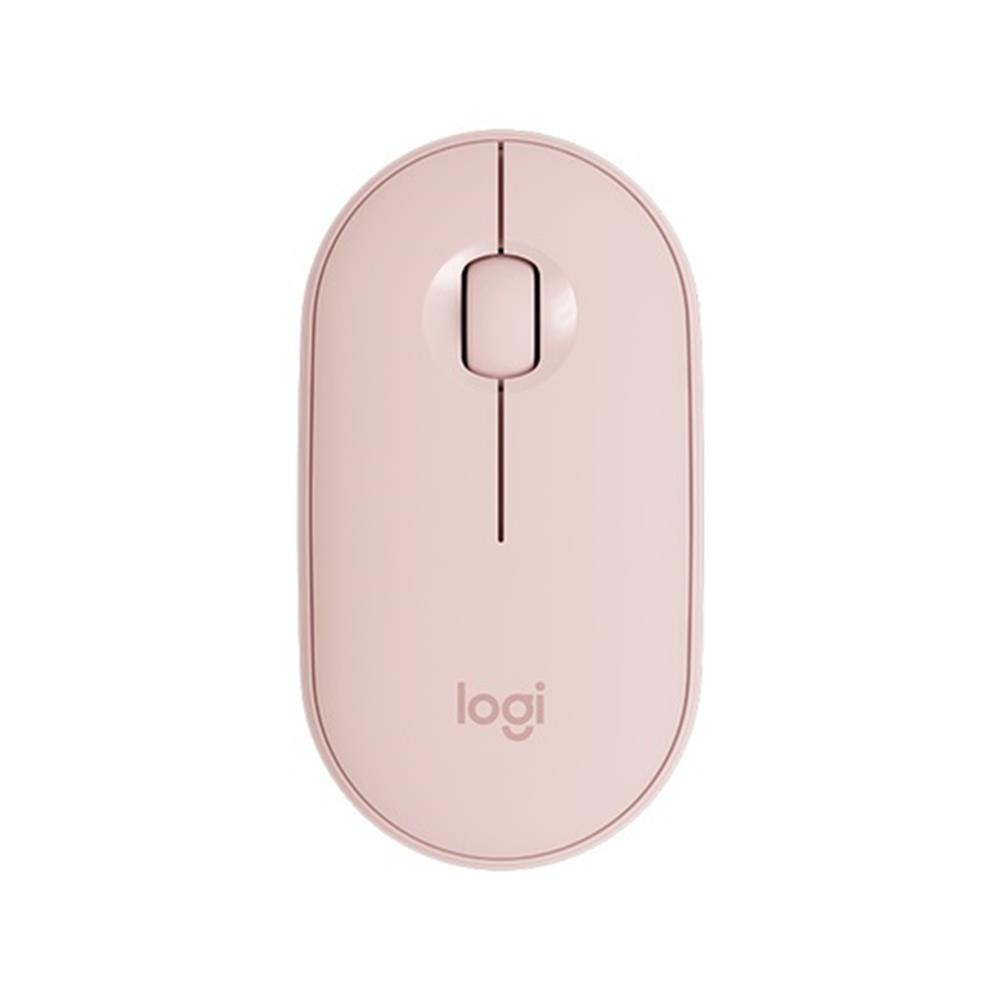 Vezetéknélküli egér Logitech Pebble M350 rózsaszín fotó, illusztráció : 910-005717