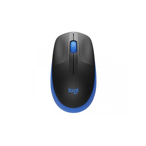 Vezetéknélküli egér Logitech M190 kék-fekete fotó, illusztráció : 910-005907