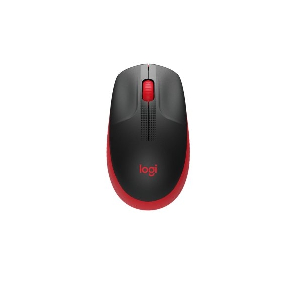 Vezetéknélküli egér Logitech M190 piros-fekete fotó, illusztráció : 910-005908