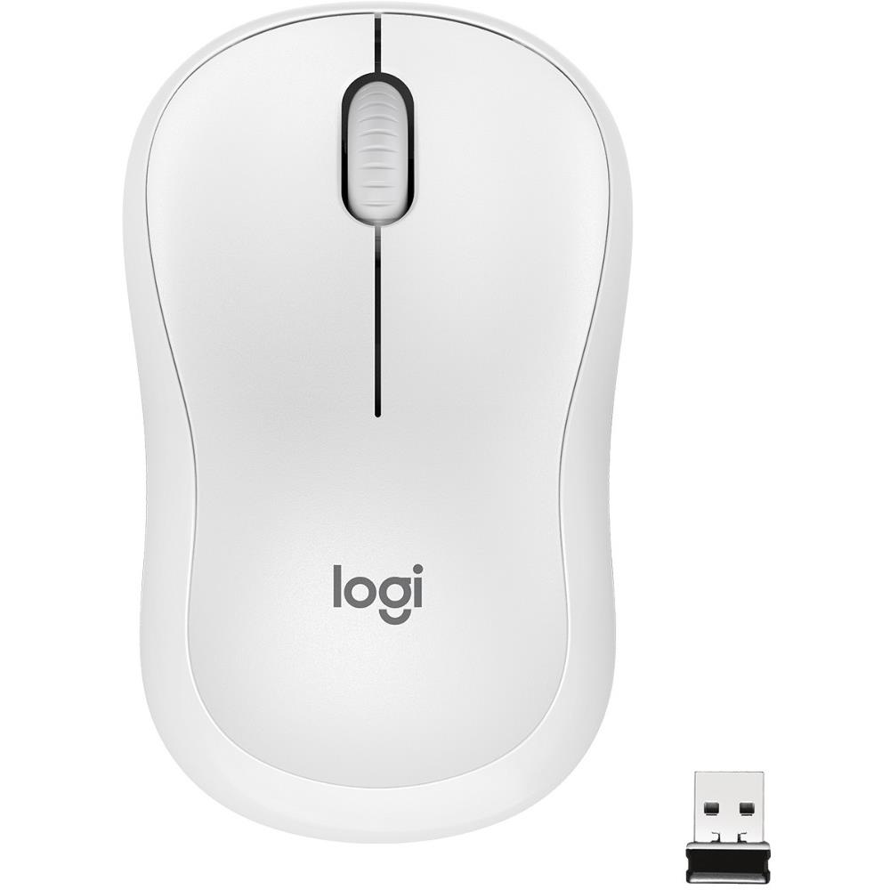 Vezetéknélküli egér Logitech M220 Silent fehér fotó, illusztráció : 910-006128