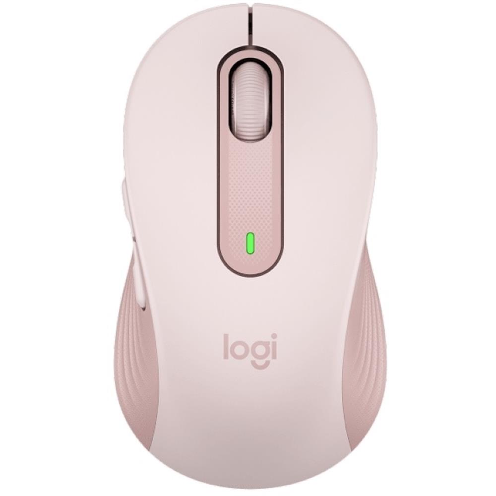 Vezetéknélküli egér Logitech M650 Signature L rózsaszín fotó, illusztráció : 910-006237