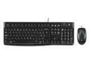Billentyűzet + egér USB Logitech MK120 Vezetékes keyboard+mouse KIT Fekete Vásárlás 920-002542 Technikai adat