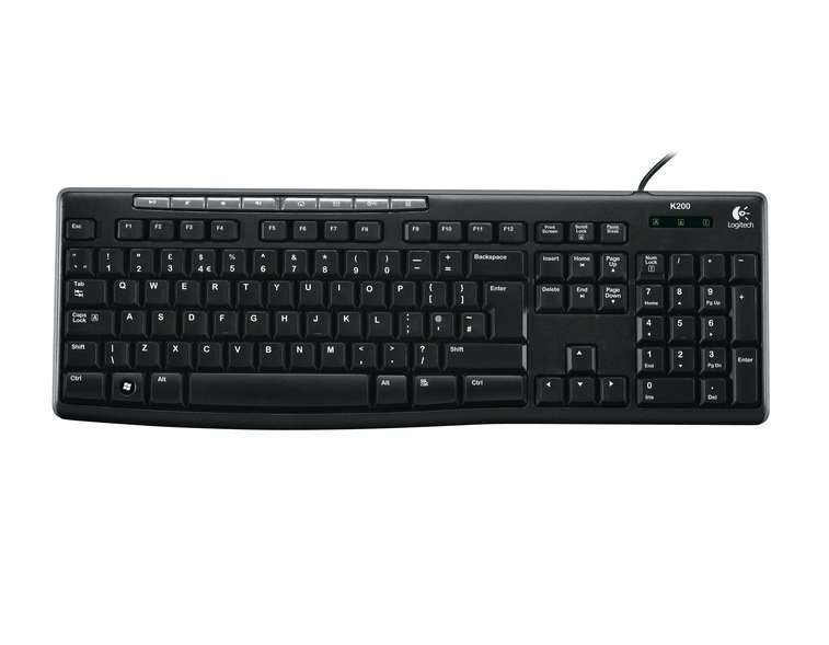 Media Keyboard K200 angol fotó, illusztráció : 920-002745