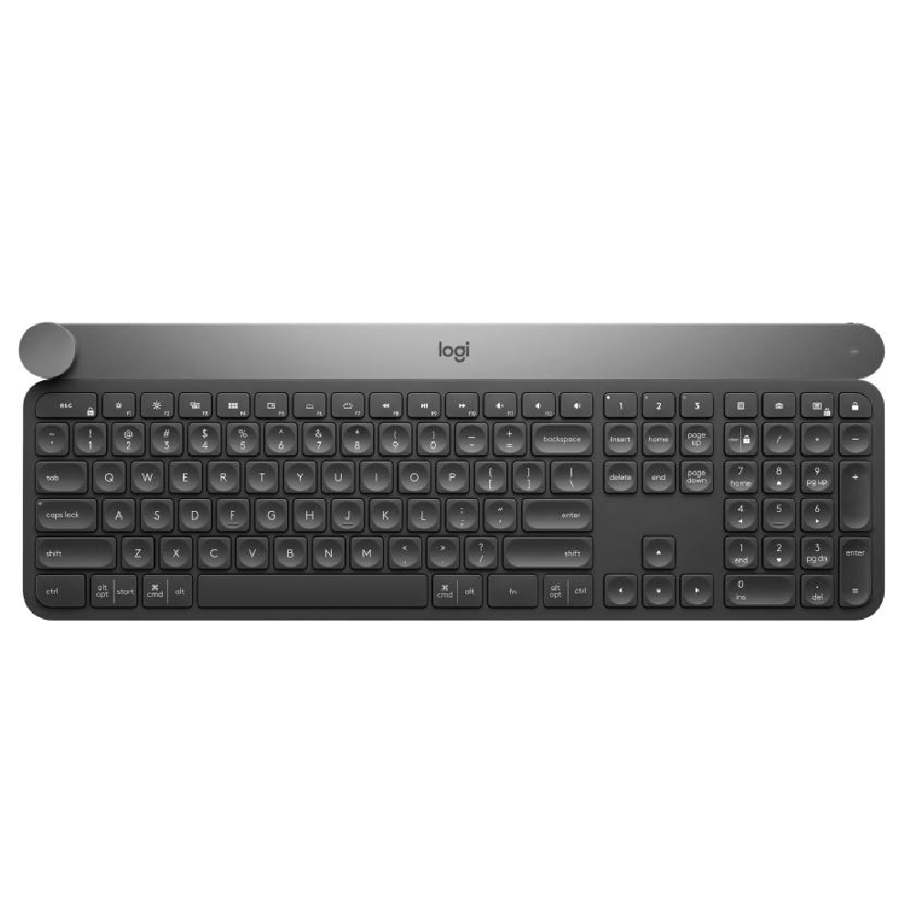 Vezetéknélküli billentyűzet Logitech Craft fekete UK fotó, illusztráció : 920-008503