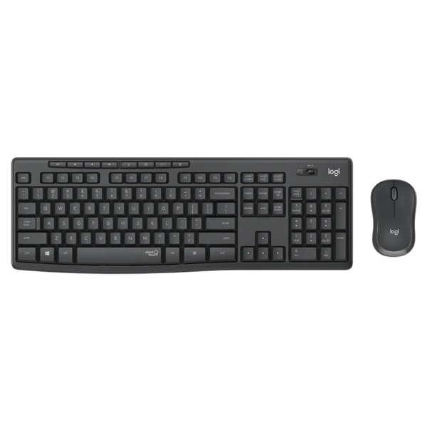 Vezetéknélküli billentyűzet + egér Logitech MK295 fekete HU fotó, illusztráció : 920-009806